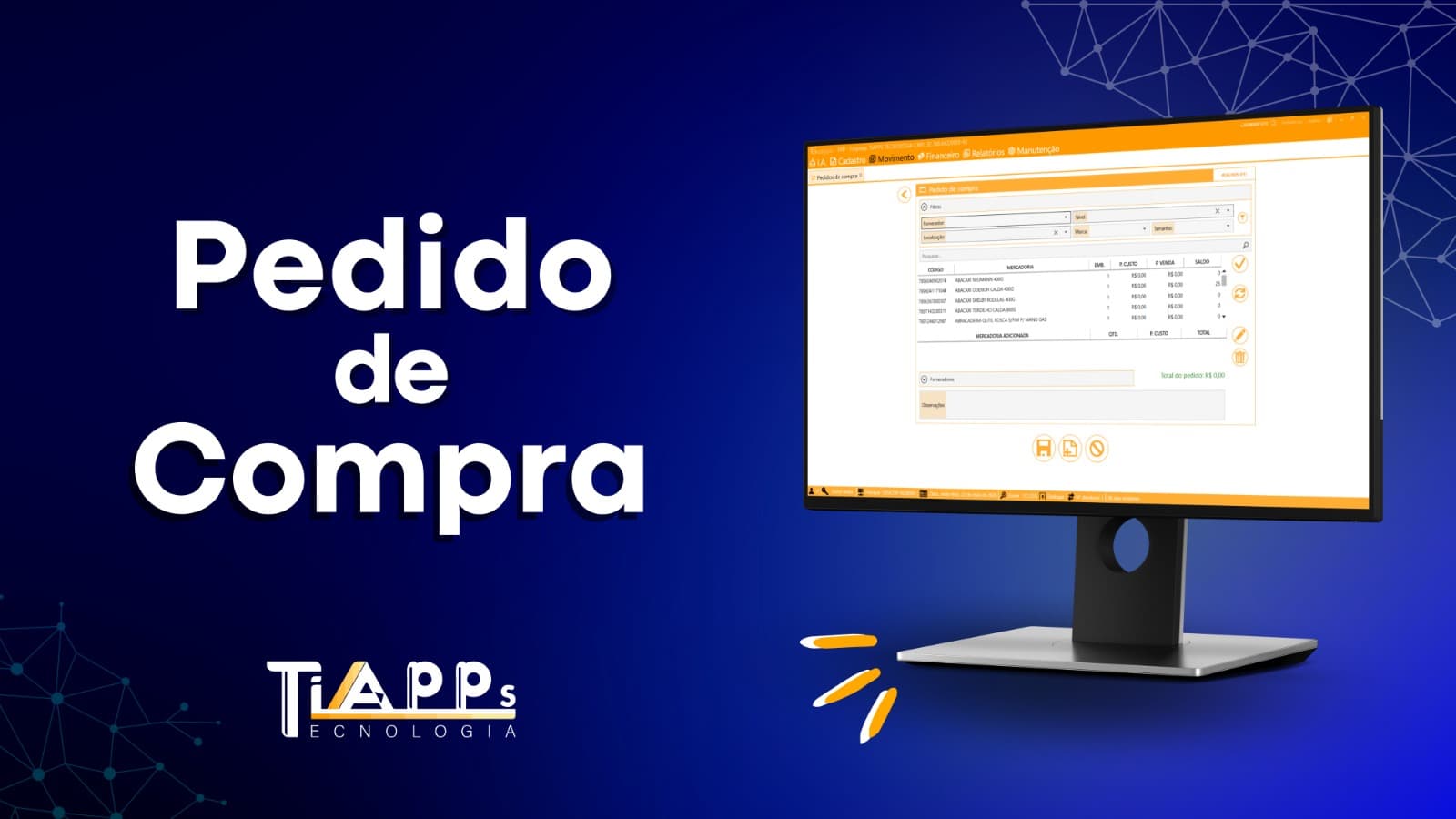 📦 Como Fazer um Pedido de Compra no Sistema