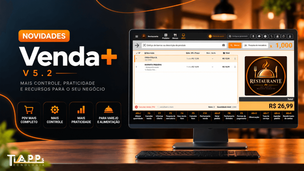 Venda+ v5.2: novas funcionalidades para facilitar as vendas e aprimorar a gestão